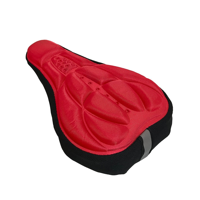 3D Saddle Cover Thick Breathable Super Soft Bicycle Seat Cushion Silicone Sponge Gel Bike Seat.
