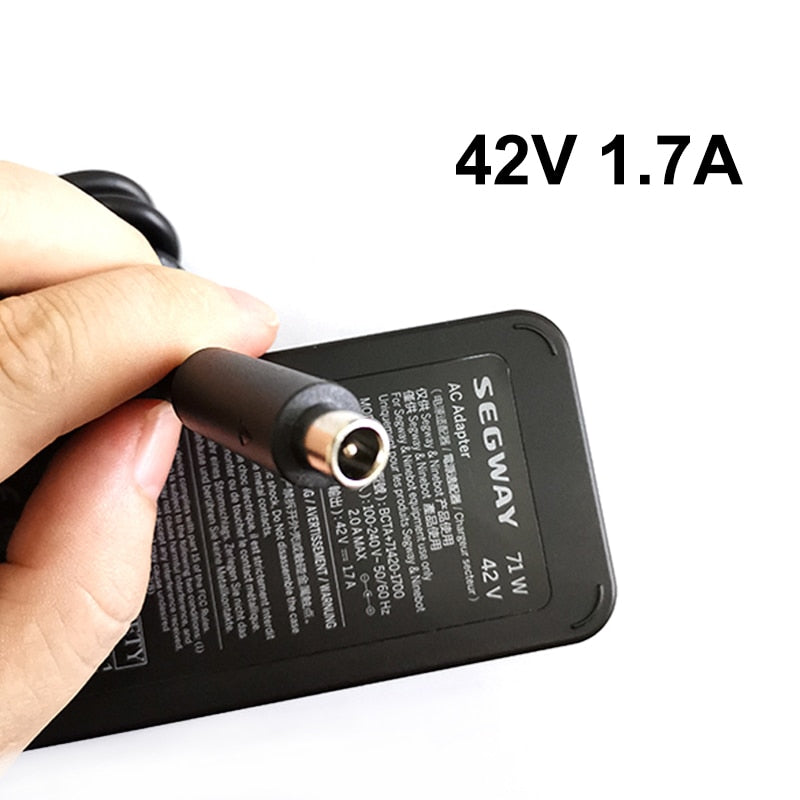 Original Charger for Ninebot ES1, ES2, ES4, and For Xiaomi M365 Pro 1S Electric Scooter 71W 42V 1.7A Battery Charger.