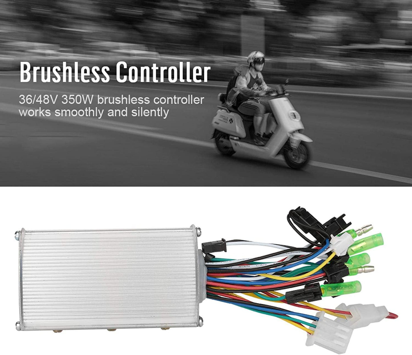 Electric Bicycle 36V/48V 350W Brushless DC Motor Controller for Electric Bicycle E-bike Scooter