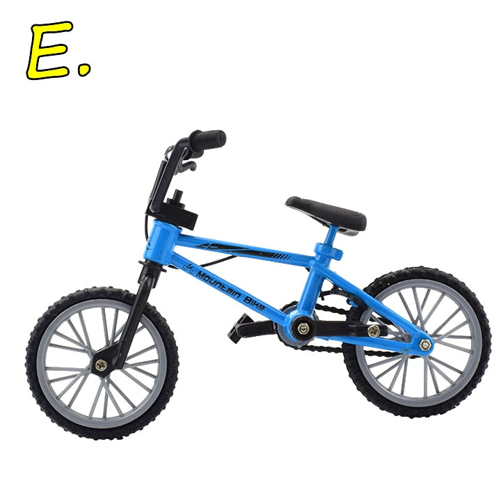Finger bmx Mini Bike With Brake Rope Alloy Functional Mountain Bicycle Model Toys