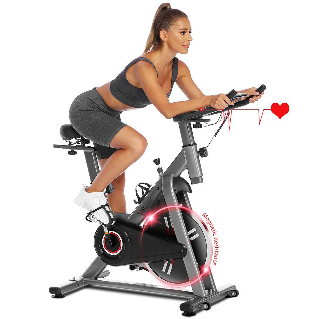 Exercise Bike Stationary Workout Machine Upright Indoor Home Gym Cycling Bicycle