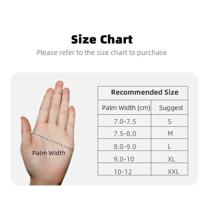 ROCKBROS Bicycle Gloves MTB Road Anti-shock Mountain Bike Fingerless Gloves Breathable Cycling Sports Non-slip Glove