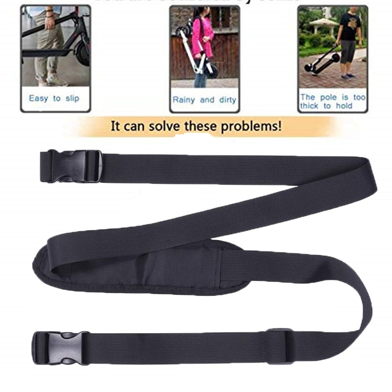 Adjustable, Non-Slip Shoulder Carrying Strap for Xiaomi M365 Electric Scooter Ninebot ES1 and ES2 Shoulder Hand Strap.