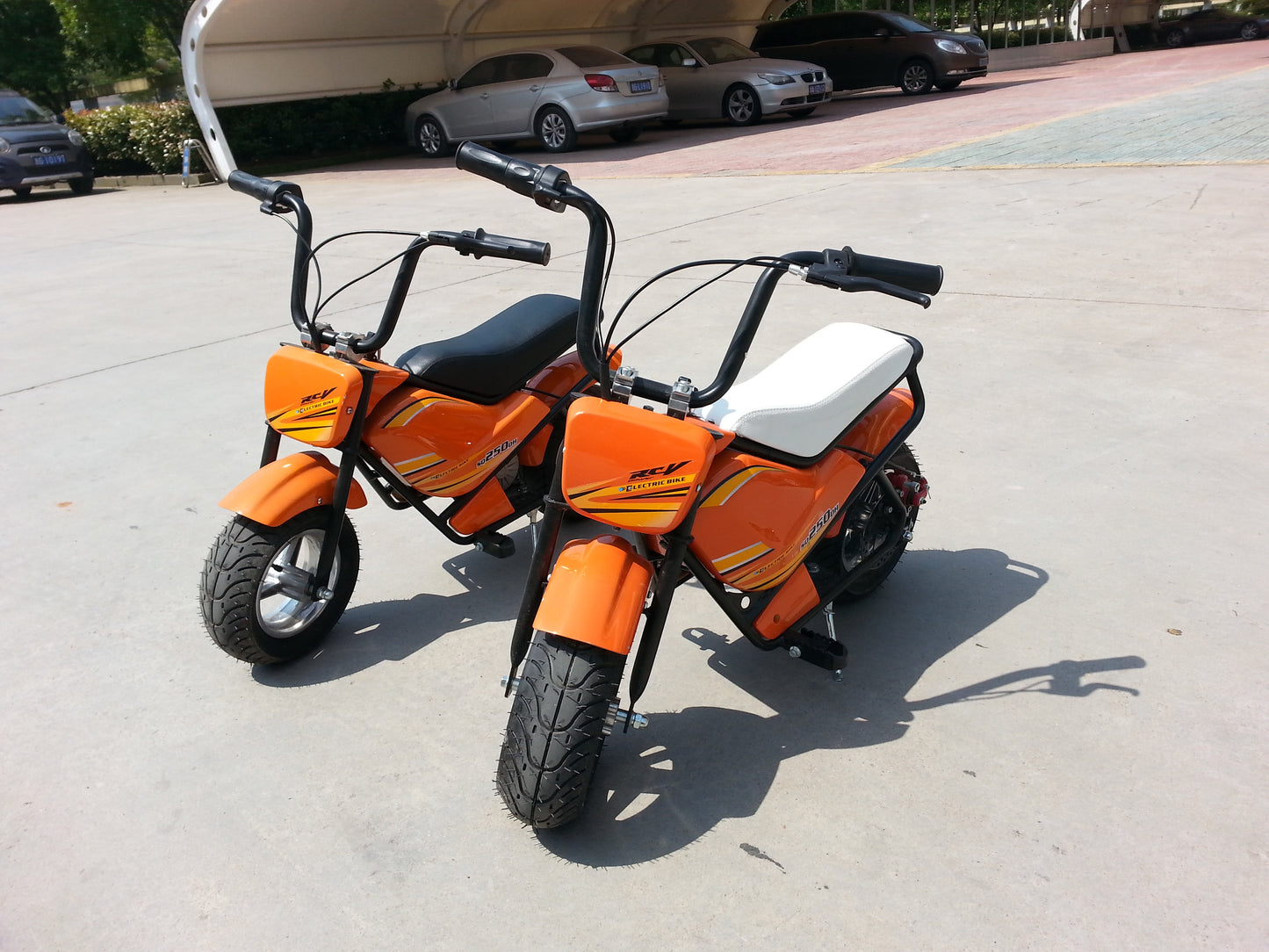 Mini Electric children's motorcycle. Super cool children's motorcycle.