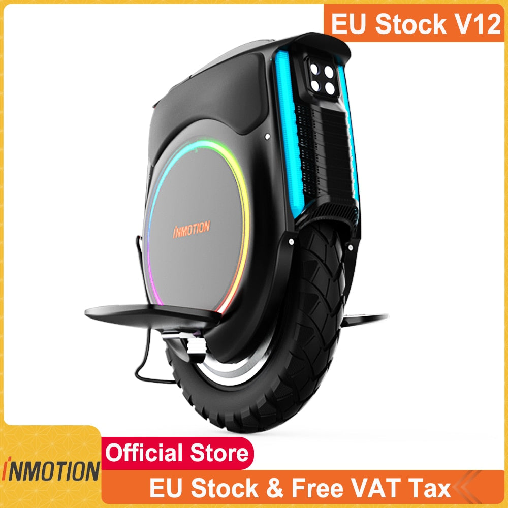 INMOTION V12 Multifunctional, Touch Screen , V12 High Torque Version Inmotion V12 E-Unicycle