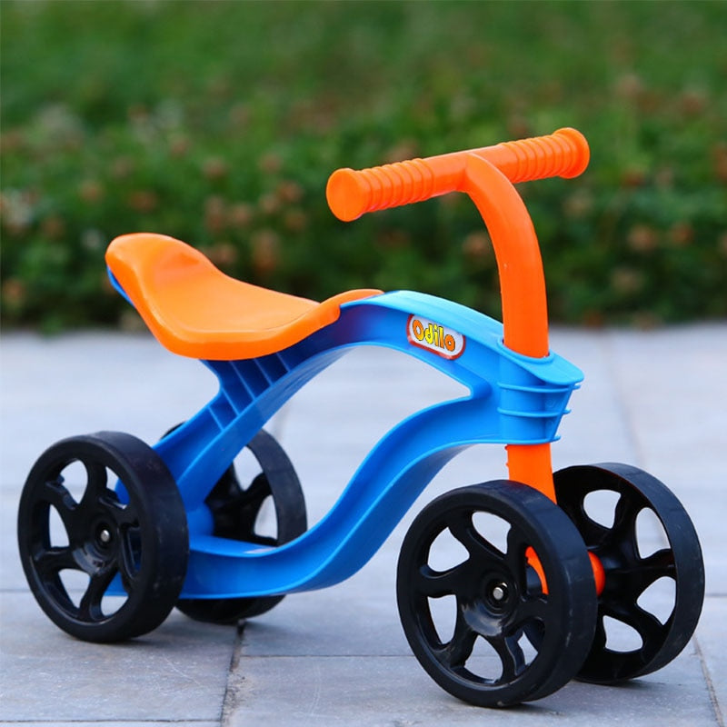4 Wheel Children's Push Scooter. Walker Infant Scooter, Bicycle for Kids.
