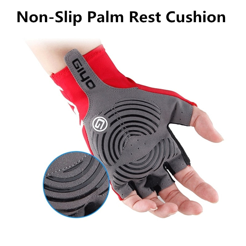GIYO Touch Screen  Full Fingers and Half Fingers Gel Sports Cycling Gloves. Unisex Bicycle Gloves