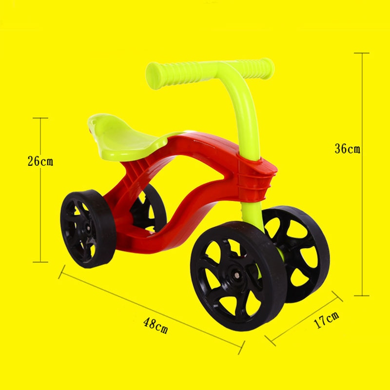 4 Wheel Children's Push Scooter. Walker Infant Scooter, Bicycle for Kids.