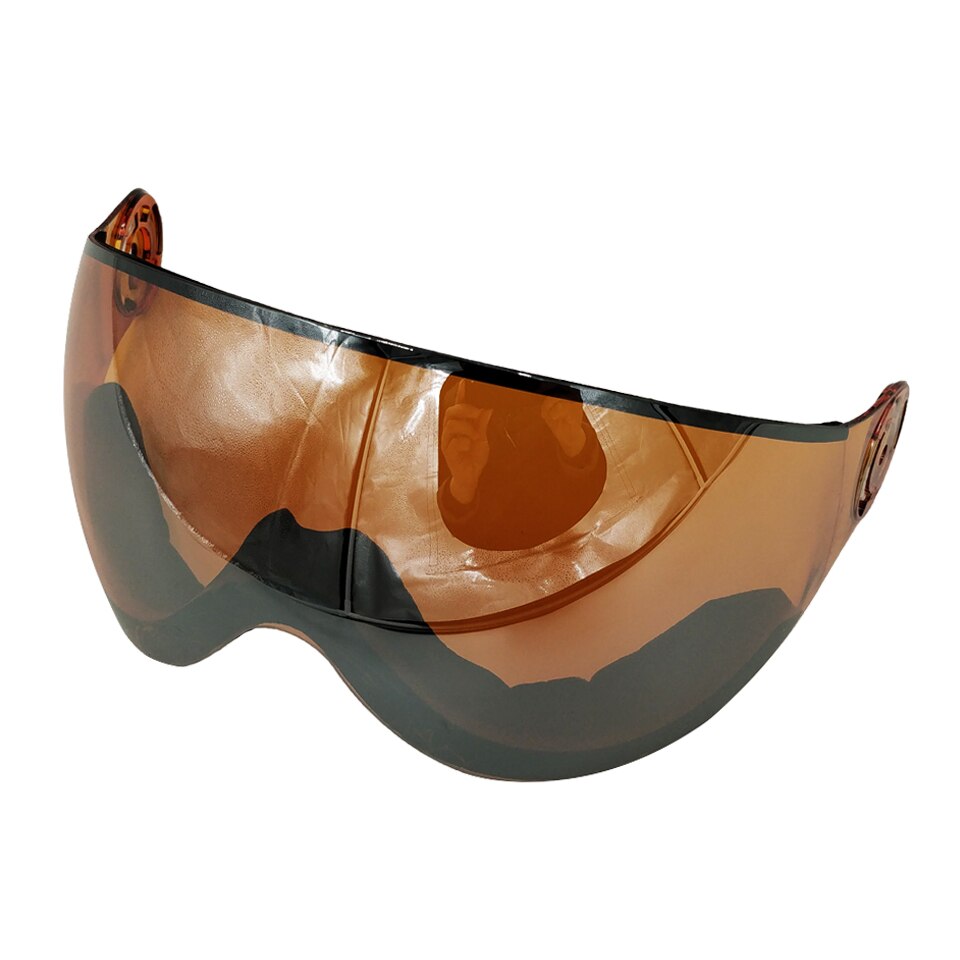 LOCLE MOON MS95 MS99 Ski Helmet Visor Spare Lens UV Protection Outdoor Skateboard Helmet Extra Goggles For Ski Mountaineering