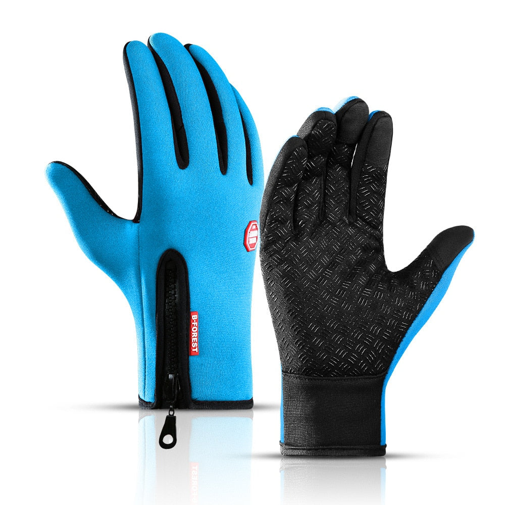 Winter Cycling Gloves Touchscreen Full Finger Glove Waterproof Outdoor Bike, Skiing, and Motorcycle Riding