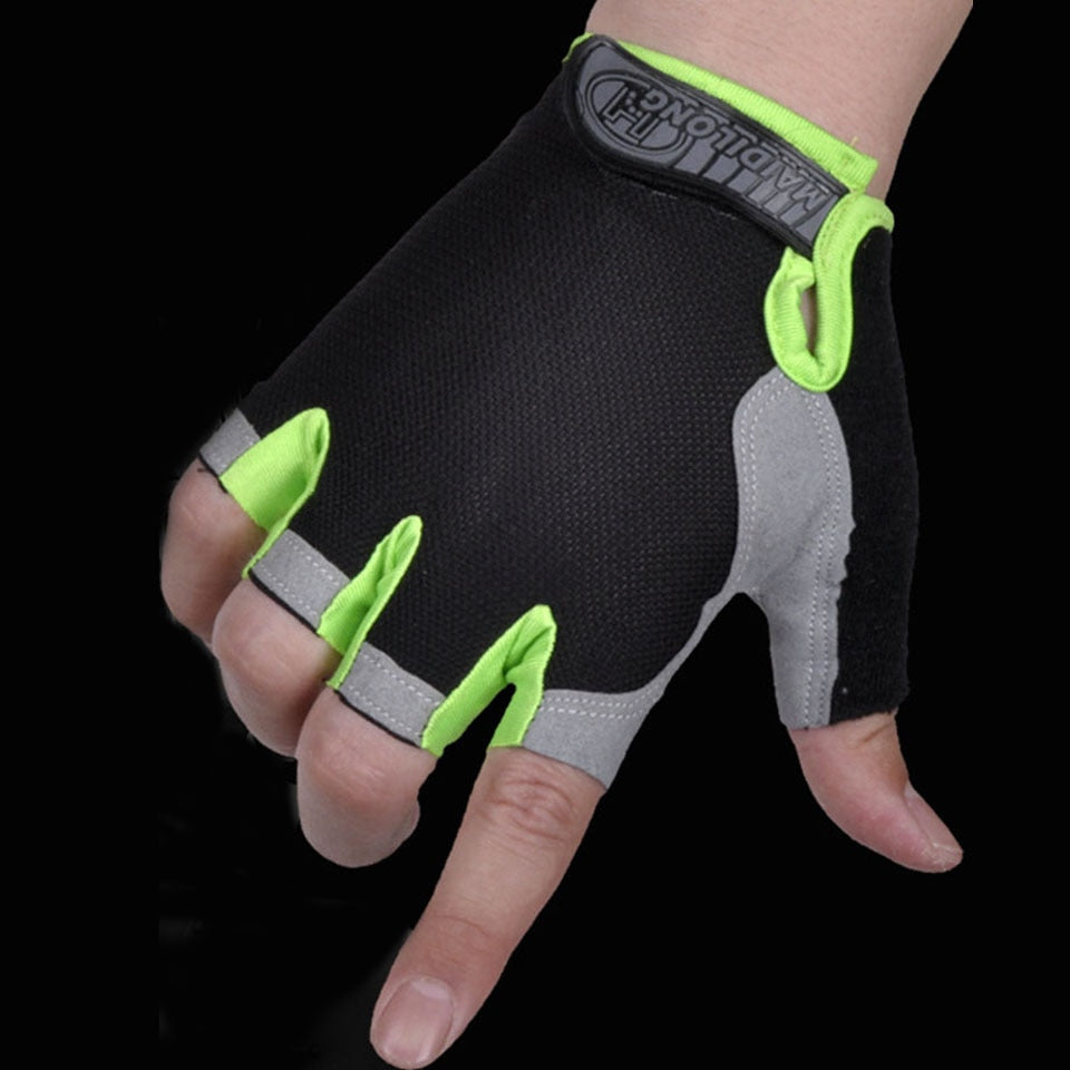 Cycling Anti-slip, Anti-sweat, unisex Half Finger Bicycle Gloves.