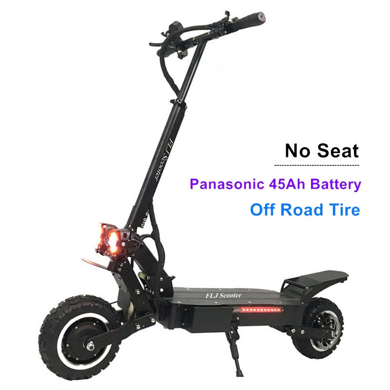 FLJ Powerful Electric Scooter 60V 5600W  Off Road Big Wheel, fast charge Motor  Foldable  Scooter.