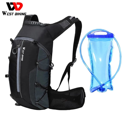 WEST BIKING Bicycle Water Bag 10L. Portable Waterproof Hydration Backpack.
