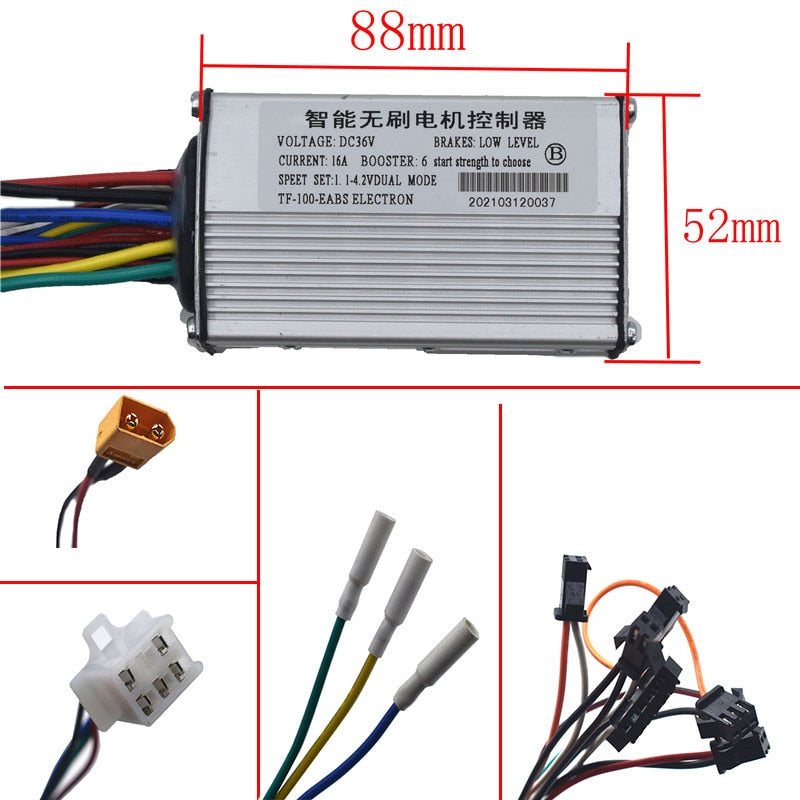 Kick Scooter Instrument TF-100 Display Scooter Skateboard Dashboard Outdoor Portable for Kugoo M4 Electric Scooter Parts 5/6 pin