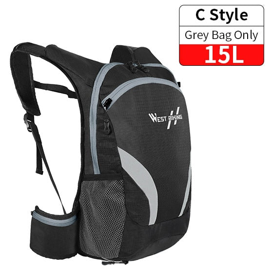 WEST BIKING Bicycle Water Bag 10L. Portable Waterproof Hydration Backpack.
