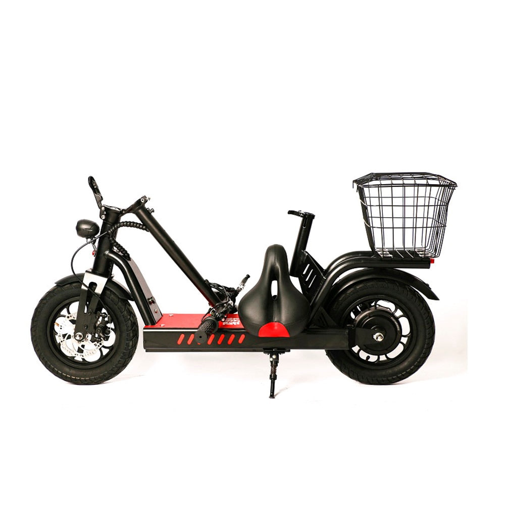 Perfect travel transformer 4 wheel folding mobility scooter. Electric scooter