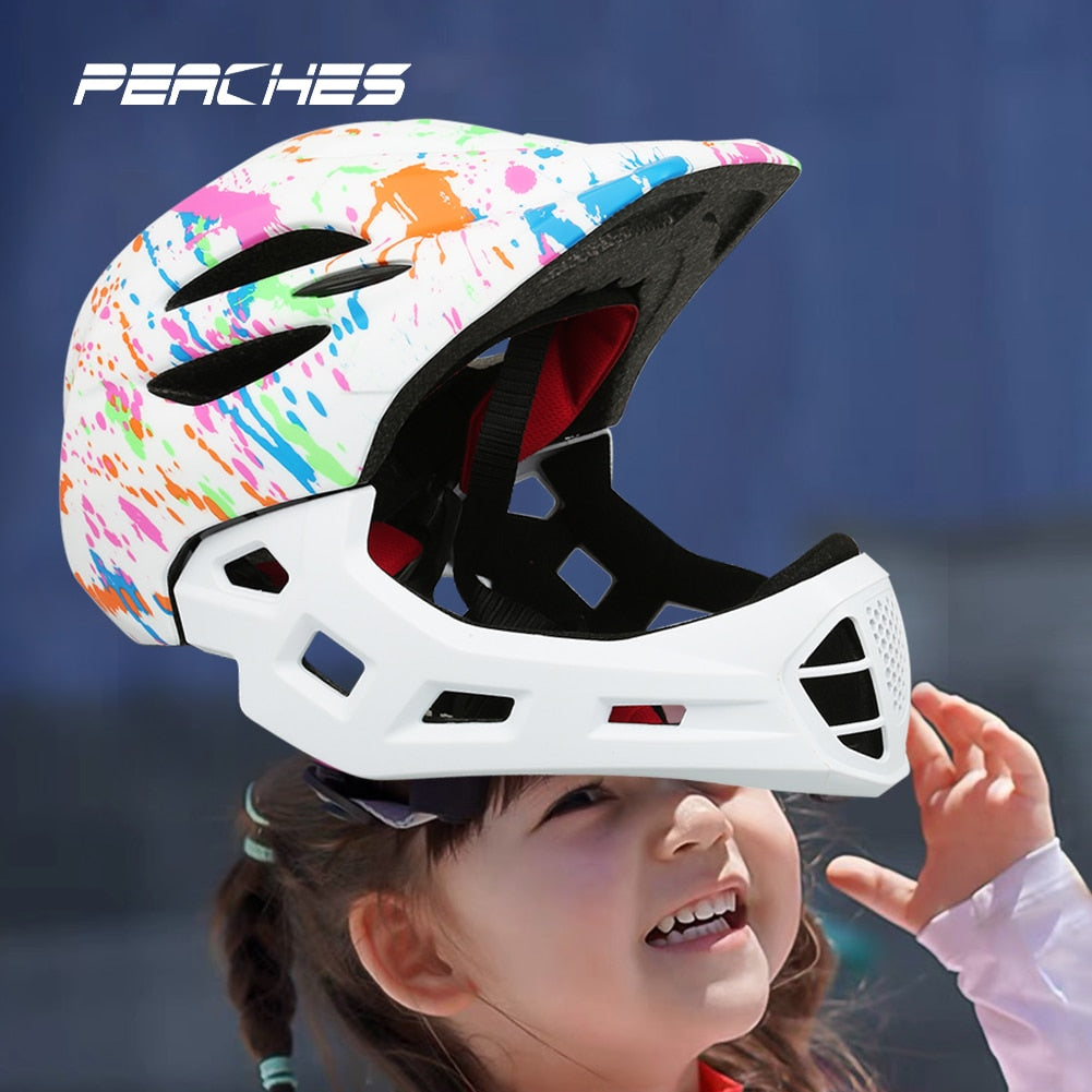 Adjustable Kids Cycling Helmet Detachable Multi-purpose Bike Helmet.