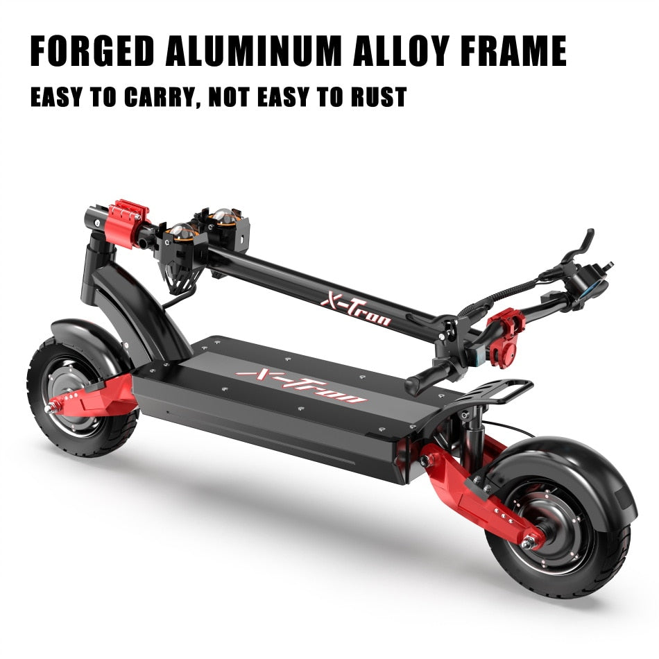 Dual Drive Scooter Electric X-Tron 60V 3200W Folding Kick Scooters Electric Scooters.