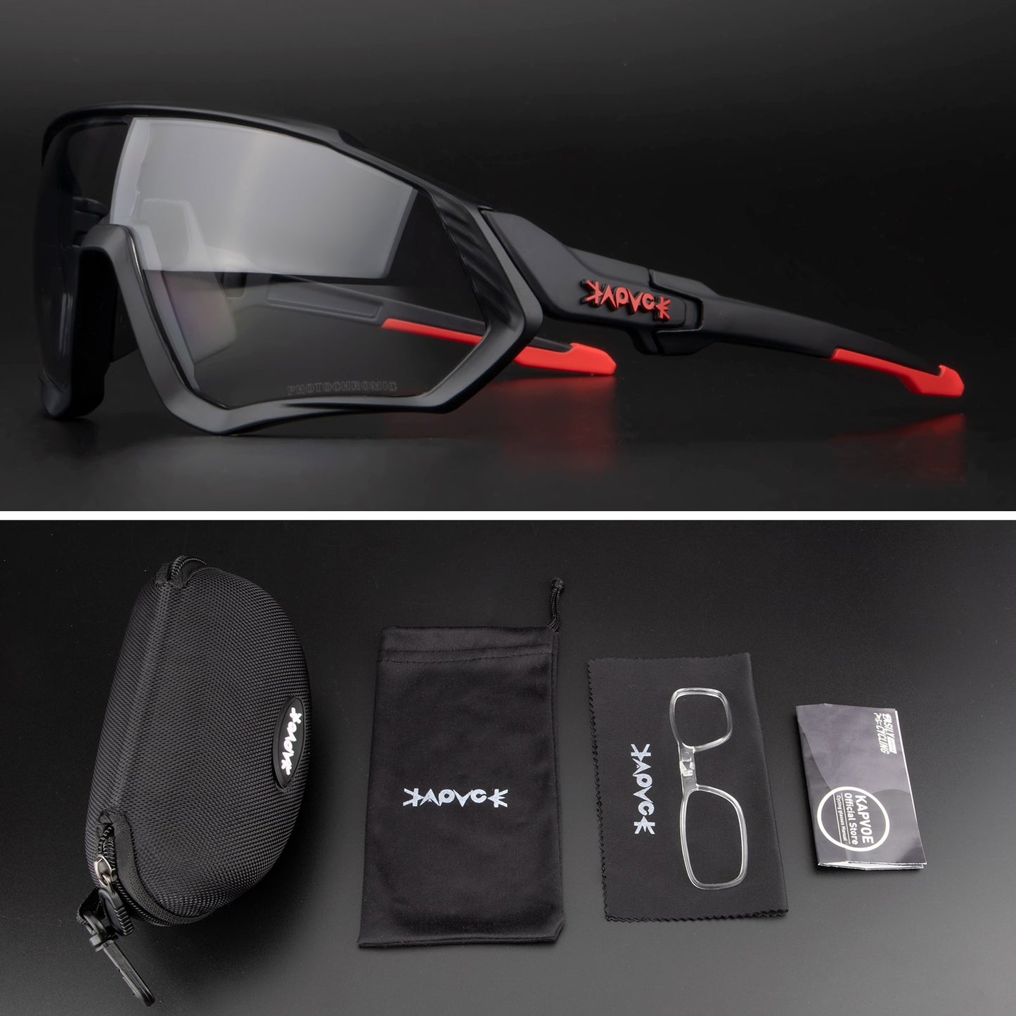 Gafas Ciclismo sport sunglasses. Photochromic cycling glasses.