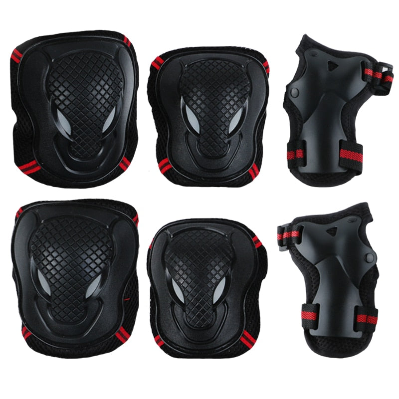 Protective Gear Elbow Hip Pads Wrist Safety Guard Cycling Riding Helmet Protector.