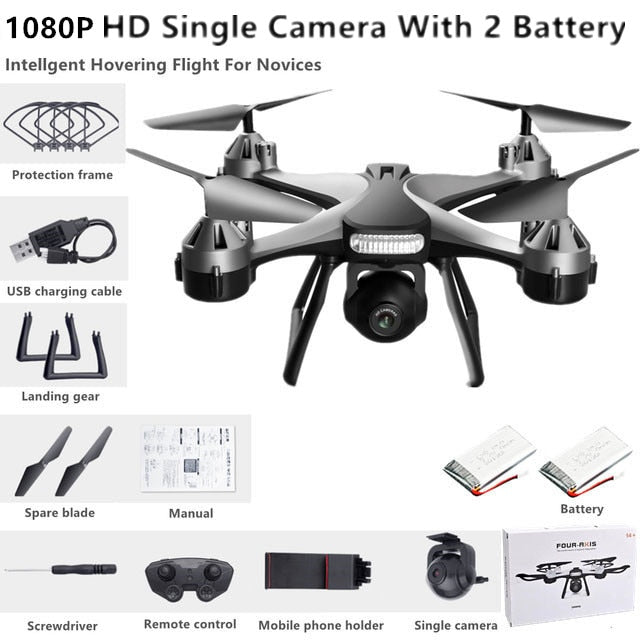 2021 New JC801 UAV HD Professional Dual Camera Remote Control Helicopter 4K Dual Camera Drone Aerial Photography Quadcopter WIFI