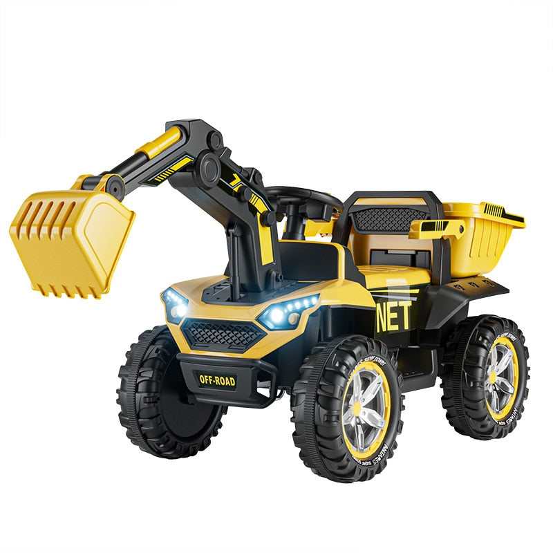 Oversized Electric Excavator  Electric Boys‘ Charging Outdoor Toys Engineering Car Riding Vehicles for Kids In Ride On