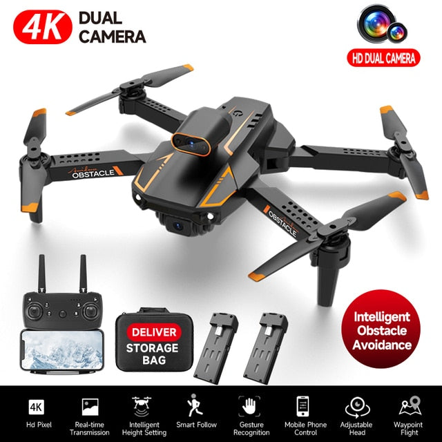 S91 4K Drone Professional Obstacle Avoidance Dual Camera Foldable RC Quadcopter Dron FPV 5G WIFI Remote Control Helicopter Toy