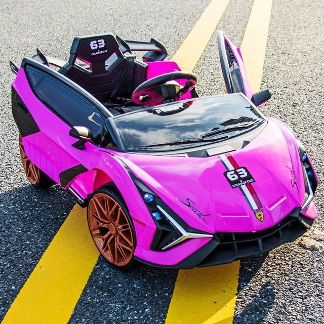 2022 New Children Electric Car Kids Remote Control Car Baby Toys Gifts with Early Education Double Seat Ride on Car 1-6 Y