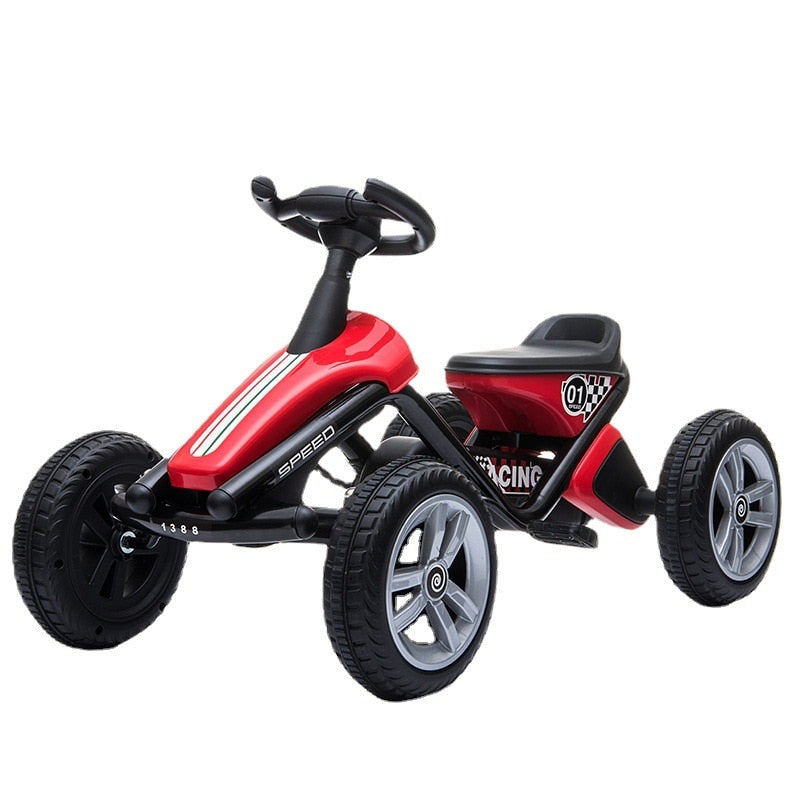 Go-Kart Four-Wheel Pedal Bicycle Men and Women Baby Child Can Sit Sports Fitness Toy Car
