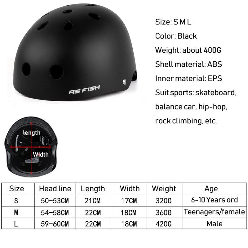 Protective Gear Elbow Hip Pads Wrist Safety Guard Cycling Riding Helmet Protector.