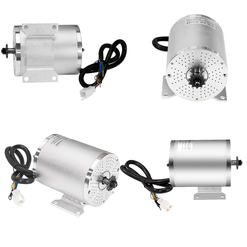 E-bike Conversion Kit 1000w 3000w Electric Motor for Skateboard, 45A Go Kart Electric Motor  Kits with Pedal Throttle