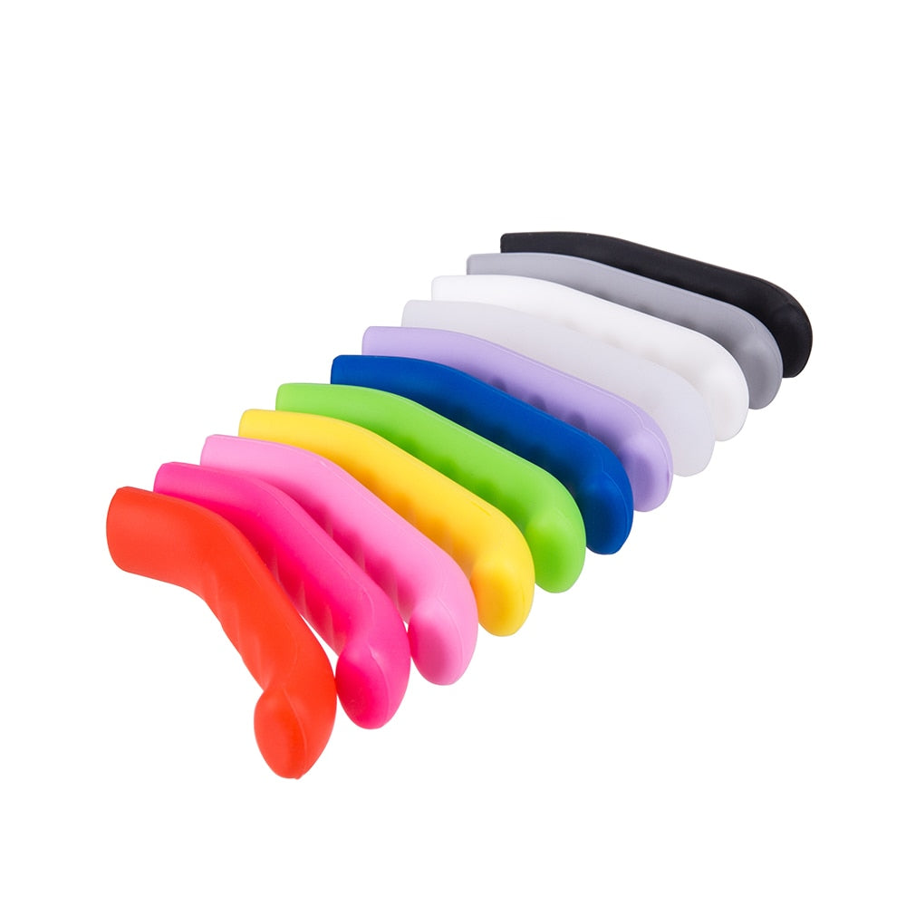 ZTTO 1 Pair Bicycle Silicone Gel Brake Handle Lever Cover.  Mountain Road Bike Protection Sleeve.