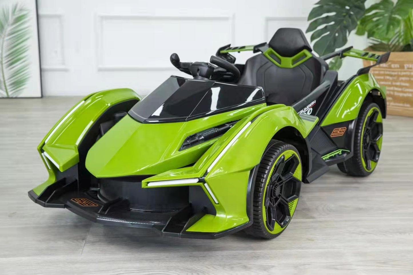 Electric Roadster Four-wheeled with Light Riding Outdoor Toys Cool Car Kids Ride on Cars Vehicles for Adults
