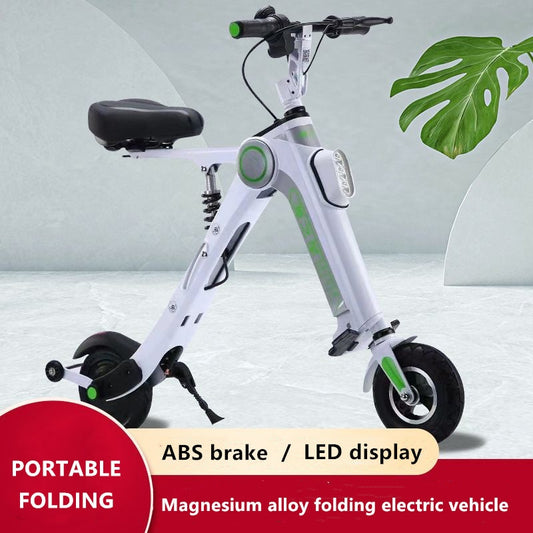 New mini folding lithium battery electric vehicle portable adult electric scooter 250W brushless motor 36V/7.5AH riding tool
