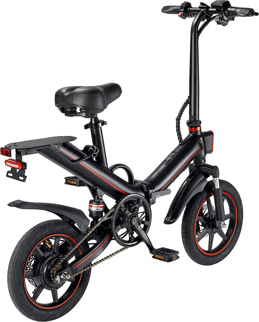 500W 15Ah Electric Bike Smart APP Folding Electric Bicycle 70km Long Range Electric Scooter 14inch Fat Tire Electric Road Ebike