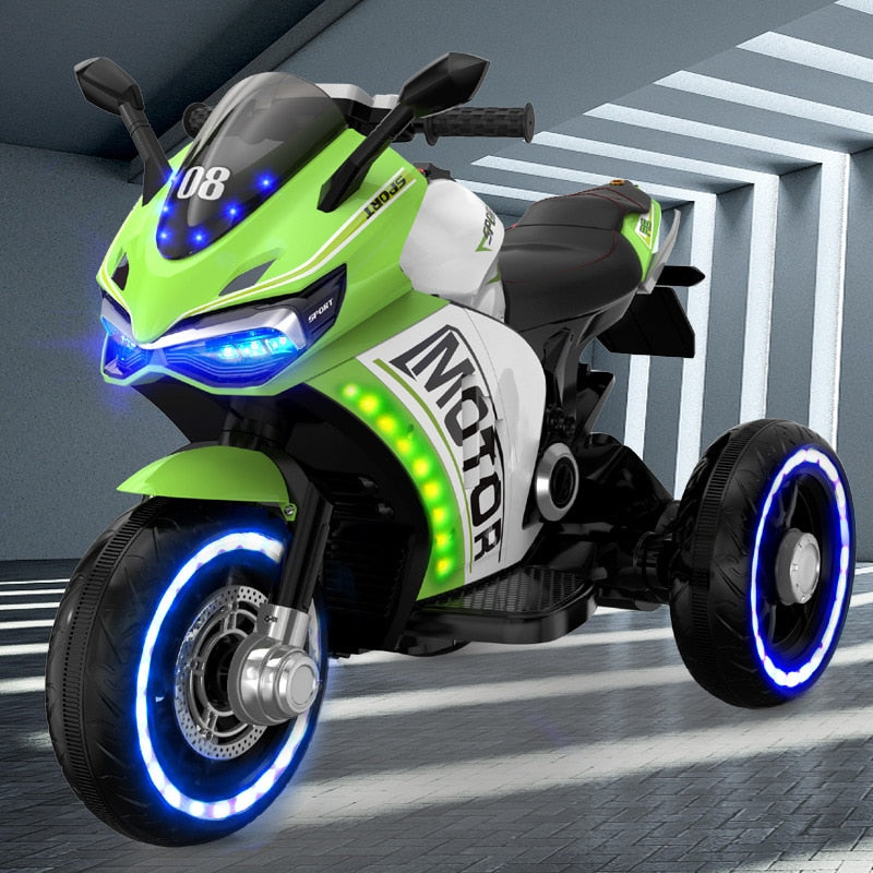 Electric Motorcycle Charging Electric Large Tricycle Stroller Ride on Car Electric for Kid Children 2-10 Years Old