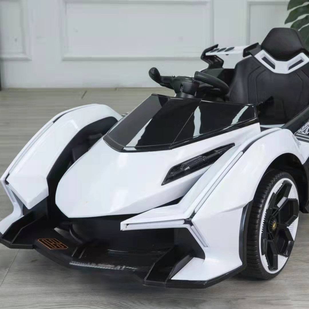 Electric Roadster Four-wheeled with Light Riding Outdoor Toys Cool Car Kids Ride on Cars Vehicles for Adults