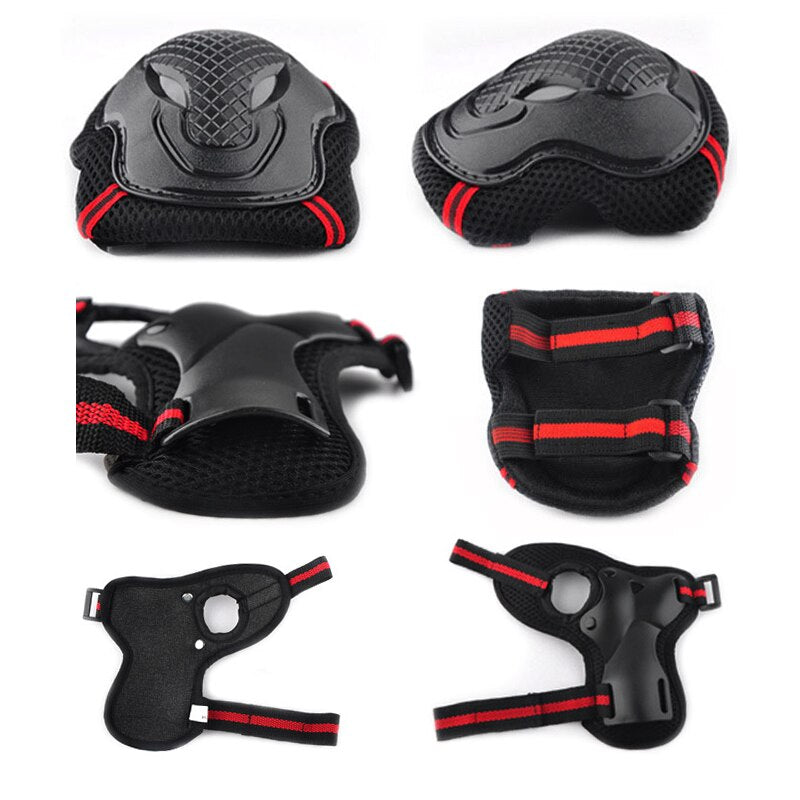 Protective Gear Elbow Hip Pads Wrist Safety Guard Cycling Riding Helmet Protector.
