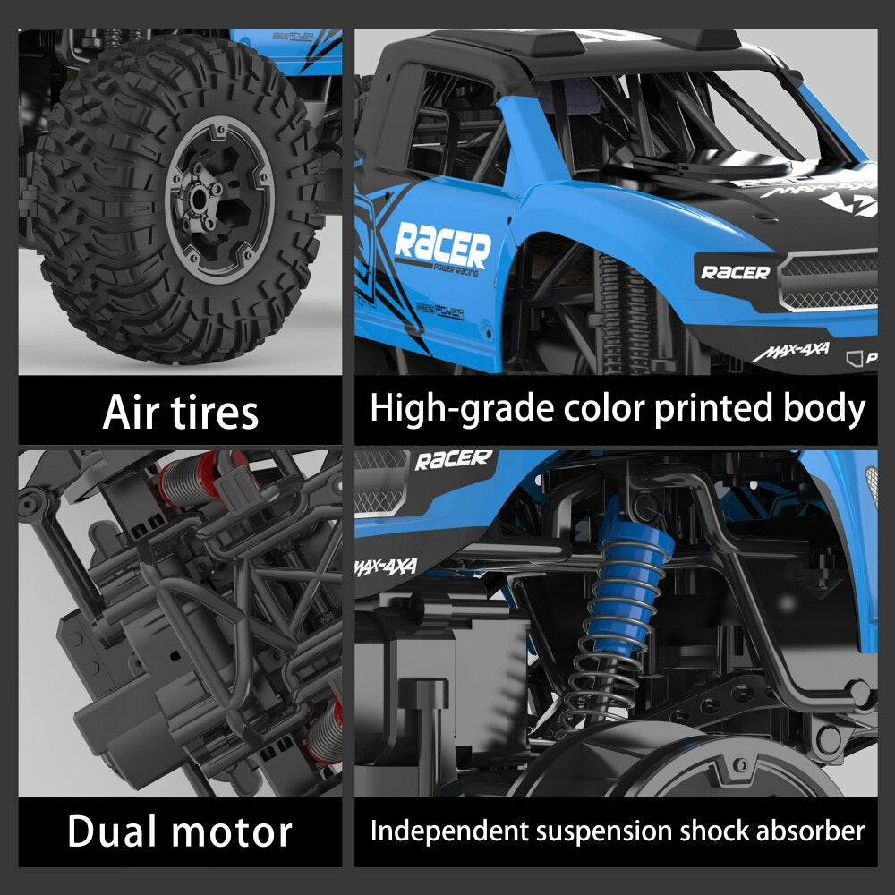 JJRC Q96 Amphibious RC Car Remote Control Racing Car 1:10 Scale 4WD Off Road All Terrain Waterproof Truck RTR