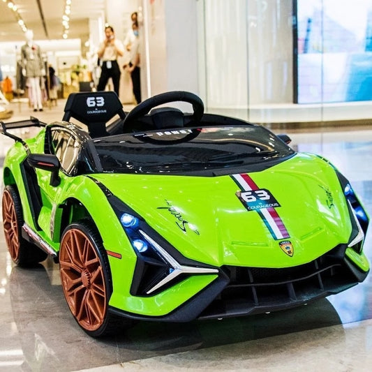 2022 New Children Electric Car Kids Remote Control Car Baby Toys Gifts with Early Education Double Seat Ride on Car 1-6 Y