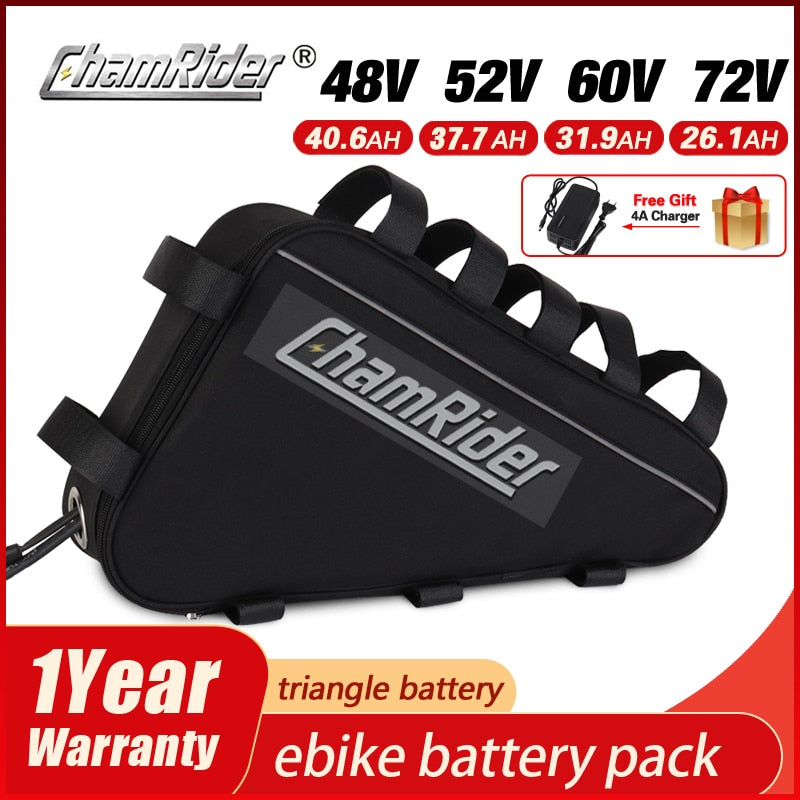 2000W, Bafang ChamRider triangle e-bike battery