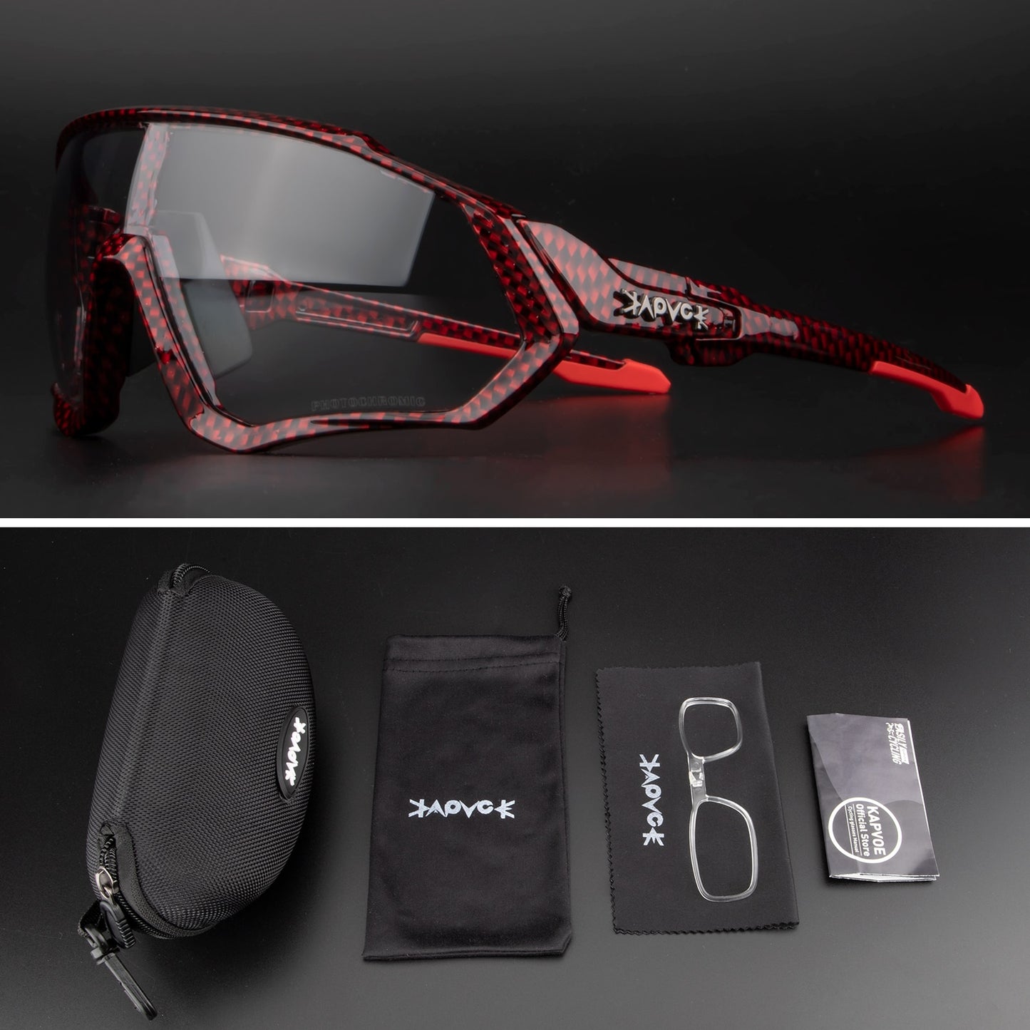 Gafas Ciclismo sport sunglasses. Photochromic cycling glasses.