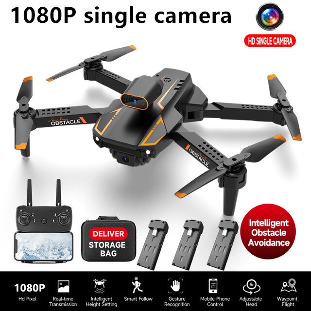 S91 4K Drone Professional Obstacle Avoidance Dual Camera Foldable RC Quadcopter Dron FPV 5G WIFI Remote Control Helicopter Toy