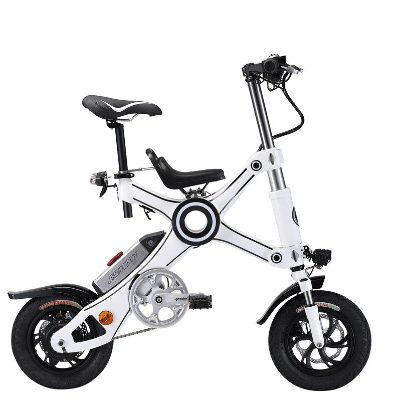 motorcycles mini folding foldable full suspension electric city road e-bike