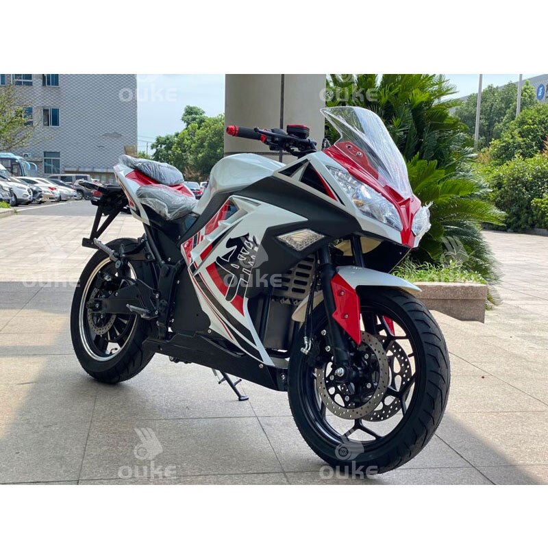 20000w power 72v 120ah lithium battery black color electric motorcycle for Canada