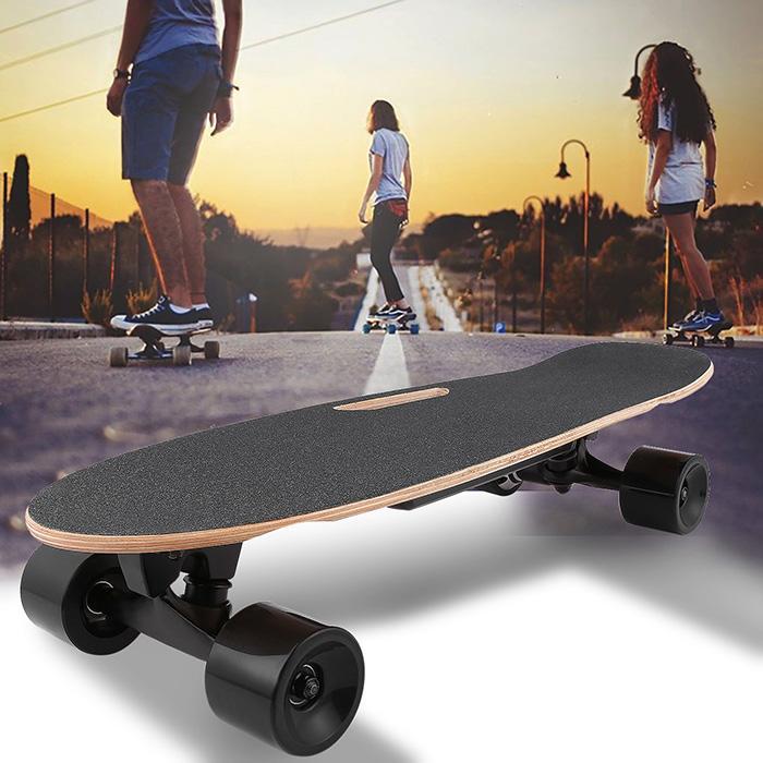 New Electric Fish-Board Skateboard Transportation Electric Longboard with Wireless Handheld Remote Control