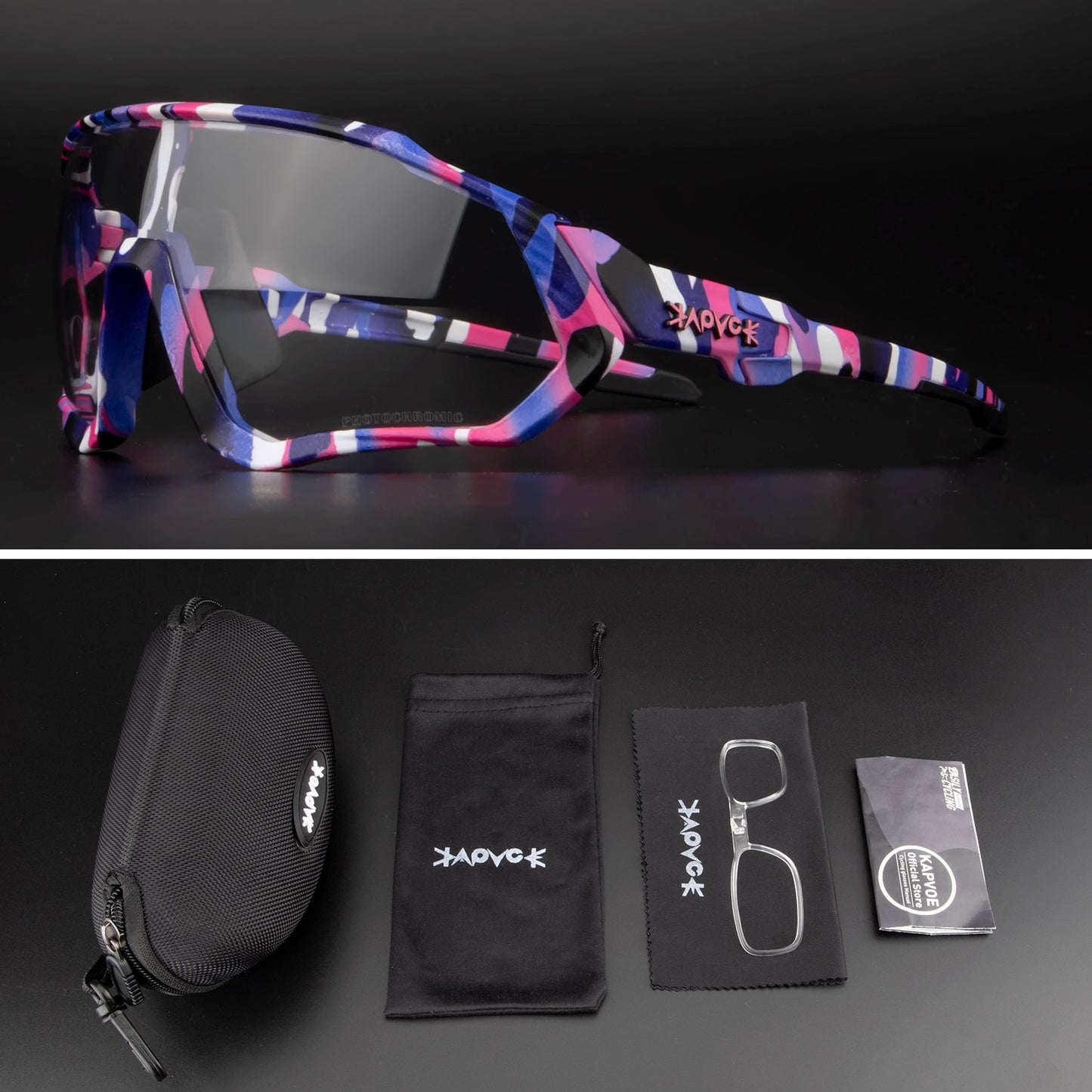 Gafas Ciclismo sport sunglasses. Photochromic cycling glasses.