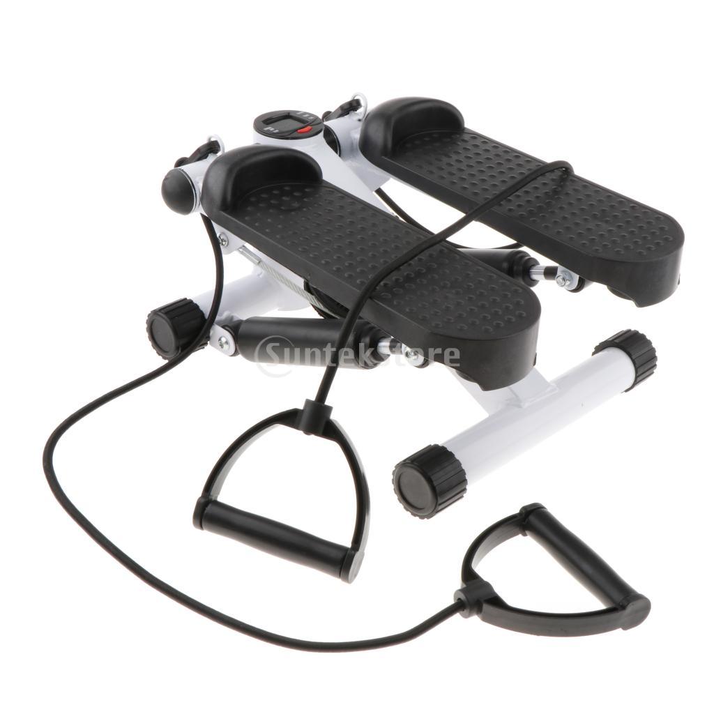 Bicycle Foldable Pedal Stepper Fitness Machine Slimming Treadmill Workout Step Aerobics Home Gym Mini Stepper Exercise Equipment