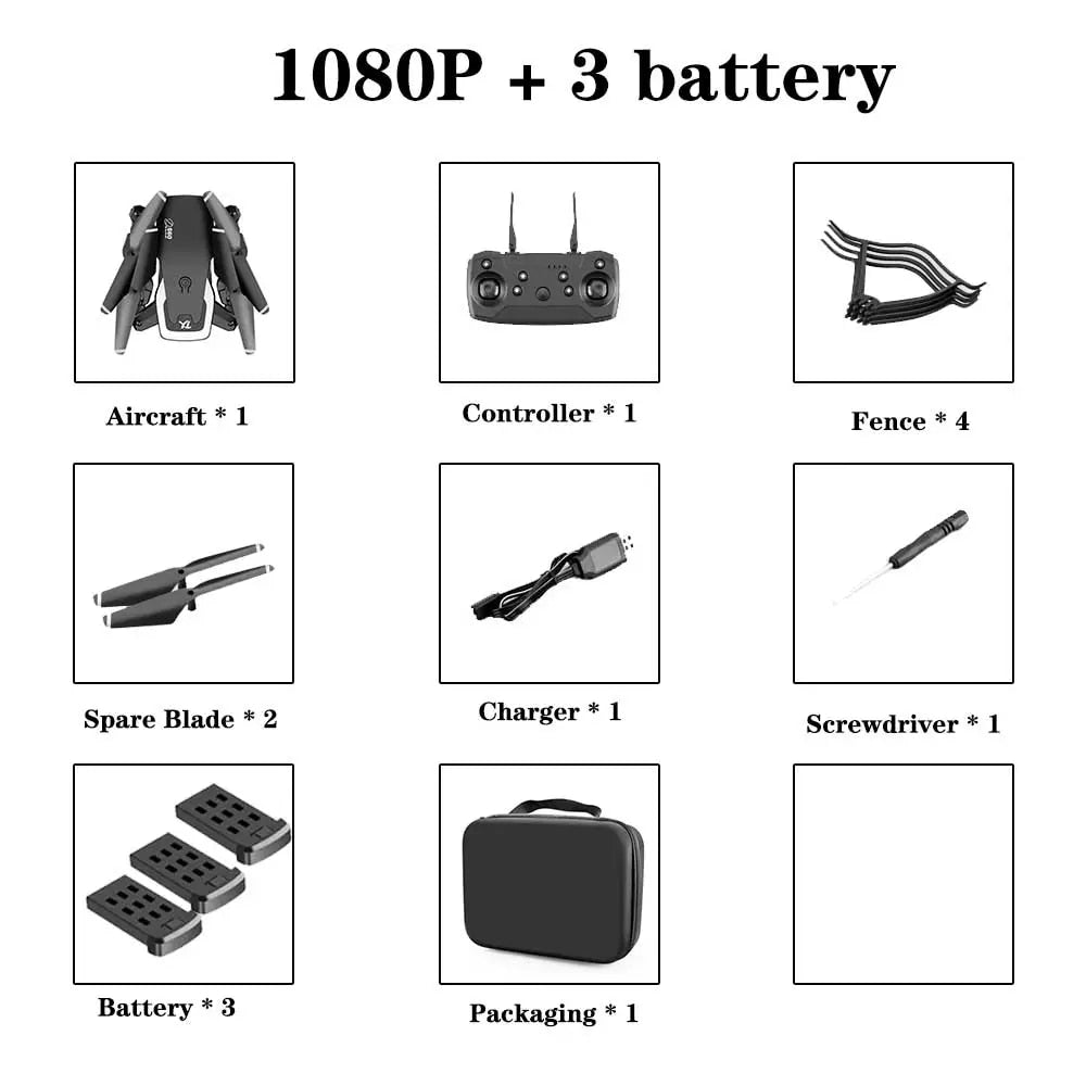 NEW RC Drone 4k HD Wide Angle Camera 1080P WiFi, Dual Camera, Quad-copter.