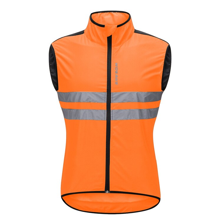 WOSAWE Reflective Men & Women Cycling Vest. Windproof Breathable MTB Vest Sleeveless Windbreaker